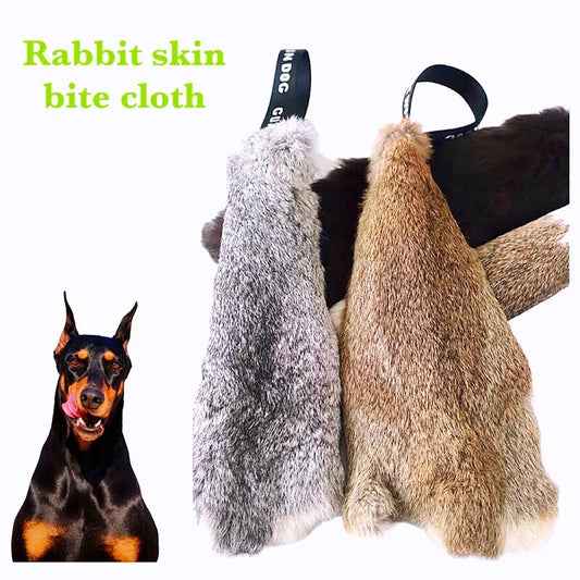 Rabbit Skin Dog Bite Cloth