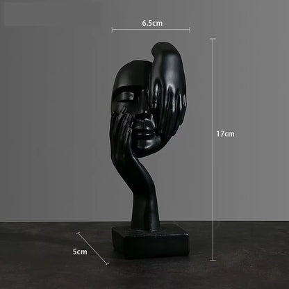 Resin Abstract Mask Statues European