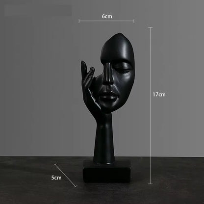 Resin Abstract Mask Statues European