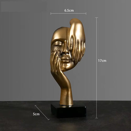 Resin Abstract Mask Statues European