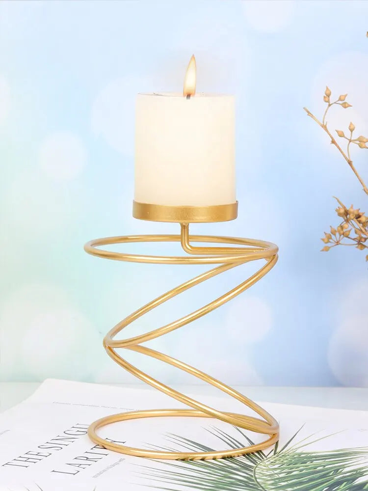 Luxury Style Metal Candle Holders