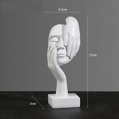 Resin Abstract Mask Statues European