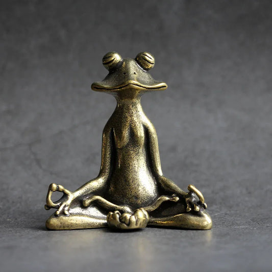 Meditation Zen Buddhist Frog Statue