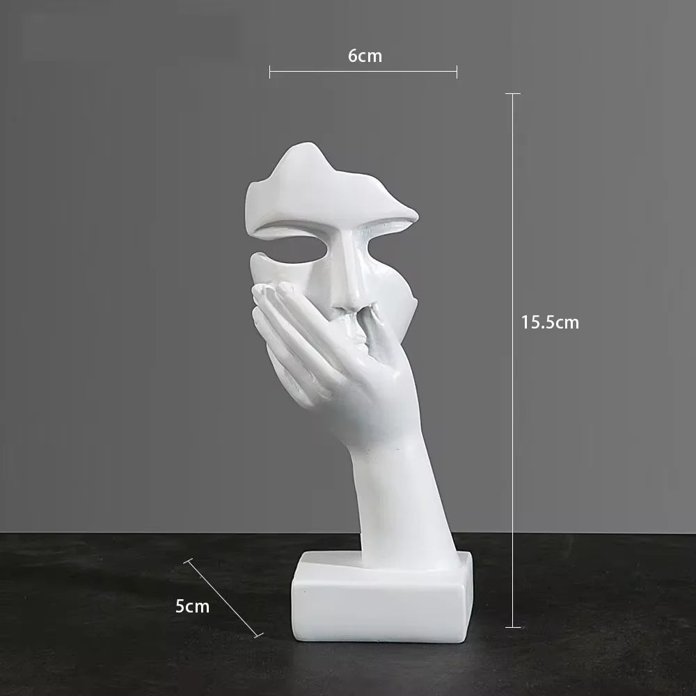 Resin Abstract Mask Statues European